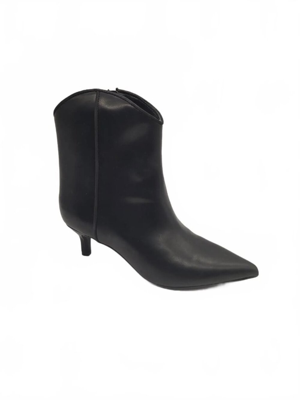 On 34th Aatira Tulip Black Booties Size 8.5 Pointed Toe Ankle Boots - P1